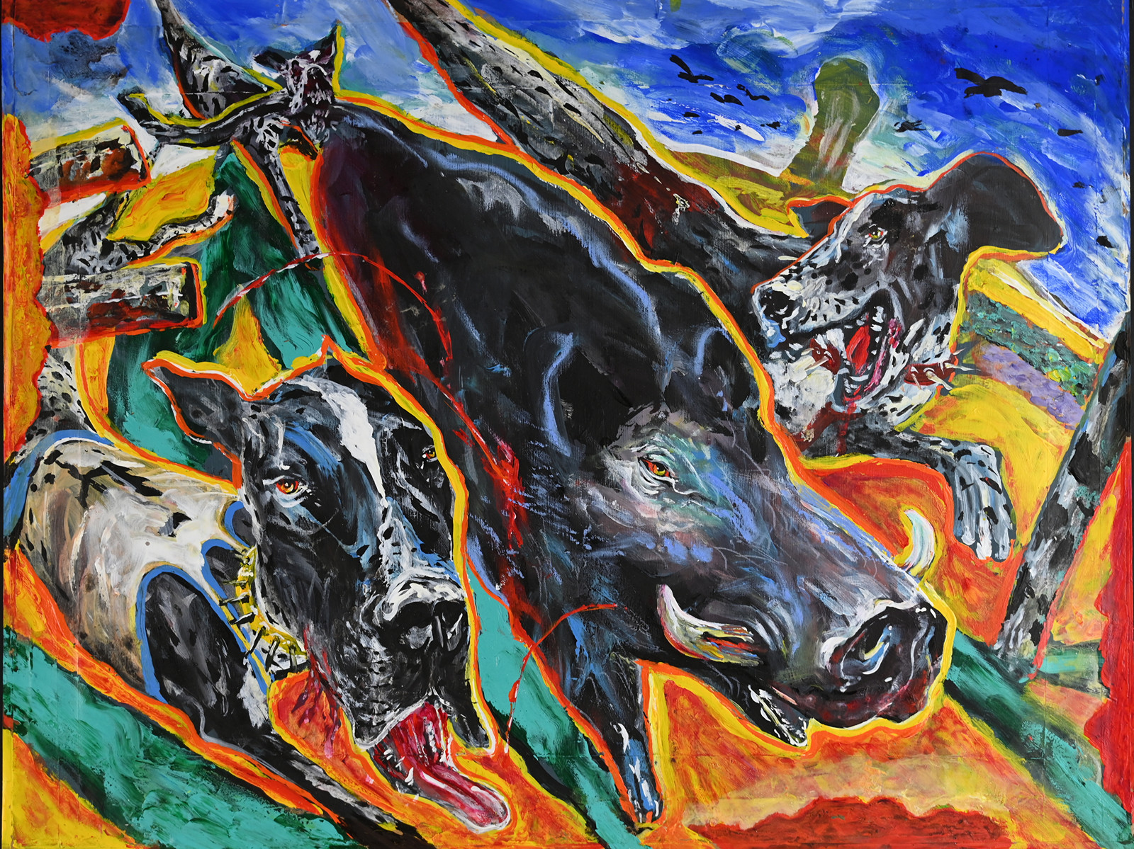 Boris Jirků (1955) - Z knihy George Orwella : Zvířecí statek (rozzuření psi)