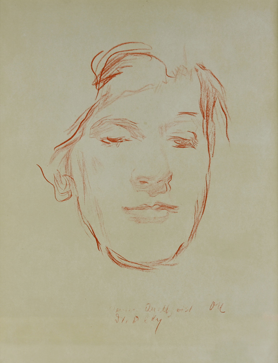 Oskar Kokoschka (1886 - 1980) - Portrét manželky Oldy