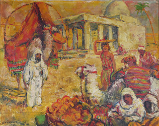 Svetislav Vukovič (1901-1578) - Orientální tržnice