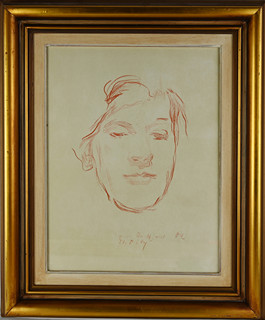 Oskar Kokoschka (1886 - 1980) - Portrét manželky Oldy