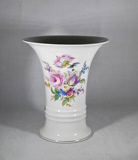 váza Rosenthal, květinový motiv, flíčky