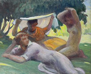 Oskar Brázda (1887 -1977) - Na louce