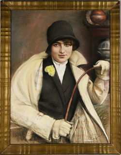 Robert Schlosser (1880-1943) - Dáma v klobouku