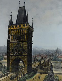 Josef Vaic (1884-1961) - U Karlova mostu