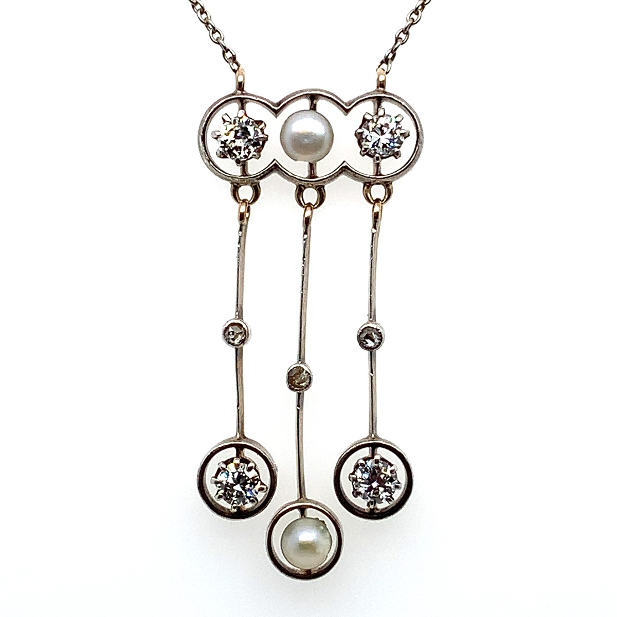 Kolier s diamanty | Art deco | Československo 1920