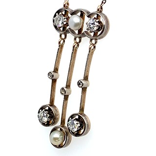 Kolier s diamanty | Art deco | Československo 1920