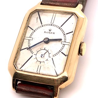 Zlaté náramkové hodinky ROLEX | Švýcarsko 1930