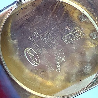 Zlaté náramkové hodinky ROLEX | Švýcarsko 1930