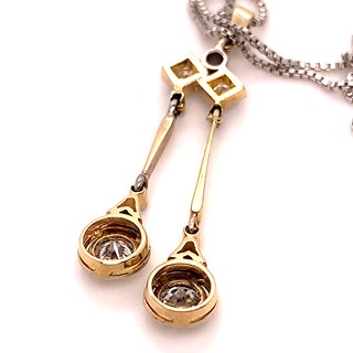 Kolier s diamanty | Art deco | Československo 1925