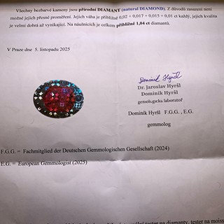 Náušnice s diamanty a akvamaríny | Art deco | Německo 1930 | znalecký posudek