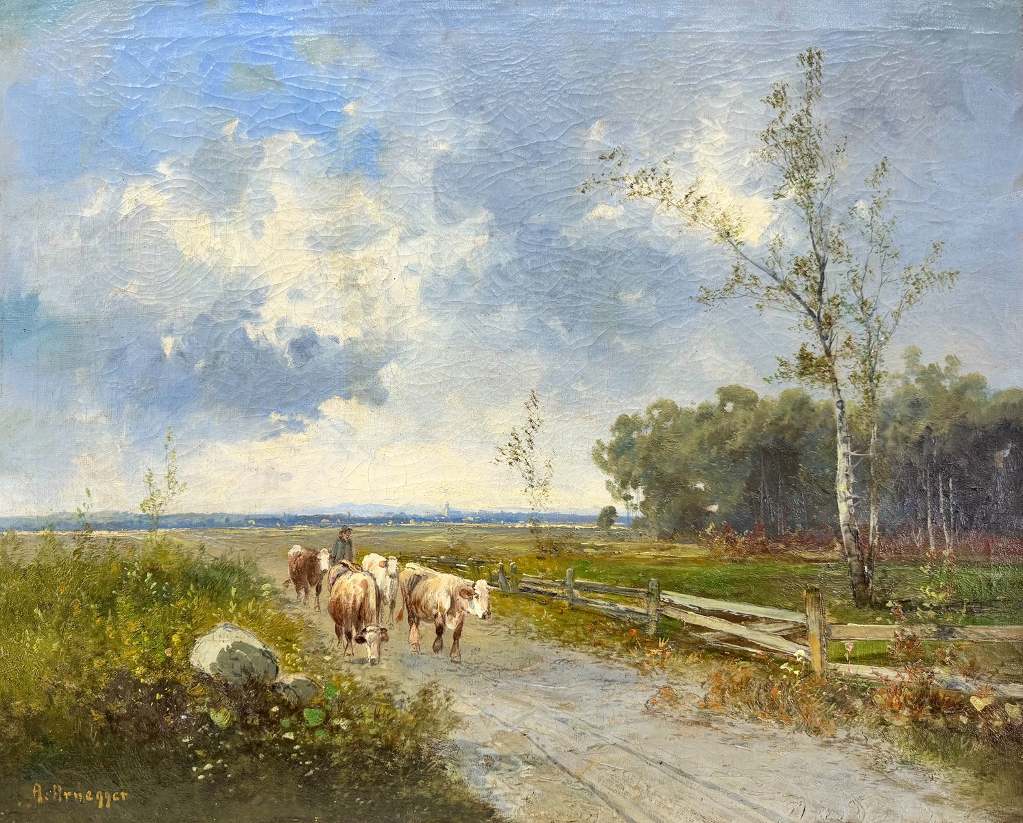 Alois Arnegger (1879 - 1963) - Z pastviny