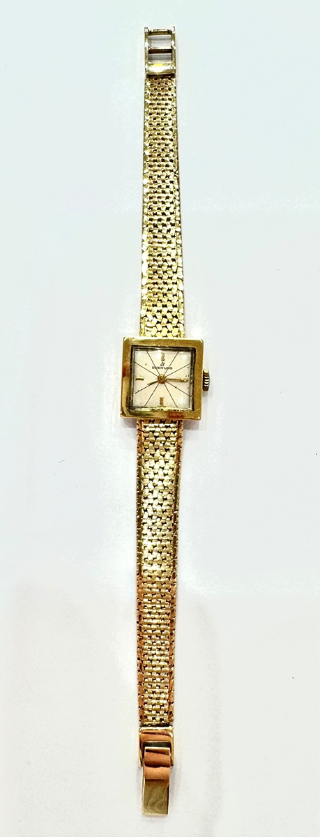 Zlaté náramkové hodinky Breitling – Swiss Made