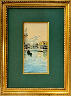Antonie Brandeisová (1848 - 1926) - Pohled na San Marco v Benátkách