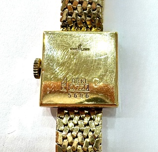 Zlaté náramkové hodinky Breitling – Swiss Made