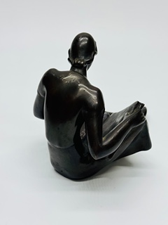 Franta Anýž - Bronzová soška čtenářky (původní odlitek) I ArtDeco I kolem roku 1930