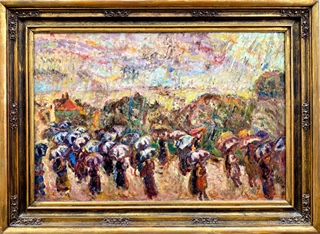 Bohumír Dvorský (1902 - 1976) - Déšť 1942