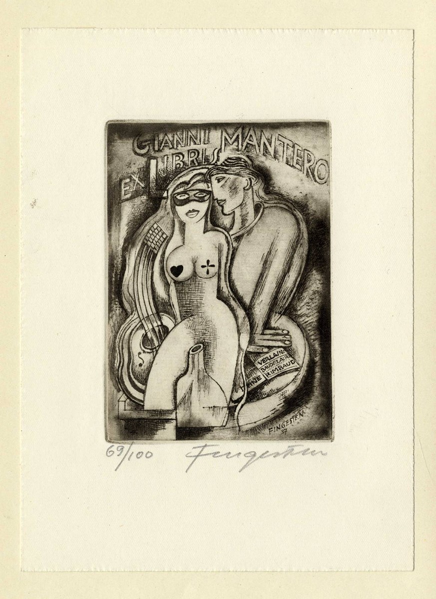 Fingesten, Michel (1884-1943) - Ex Libris Gianni Mantero