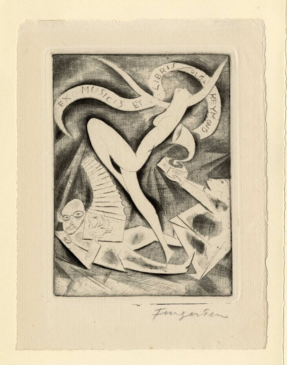 Fingesten, Michel (1884-1943) - Ex Musicis et Libris Olga Reymond