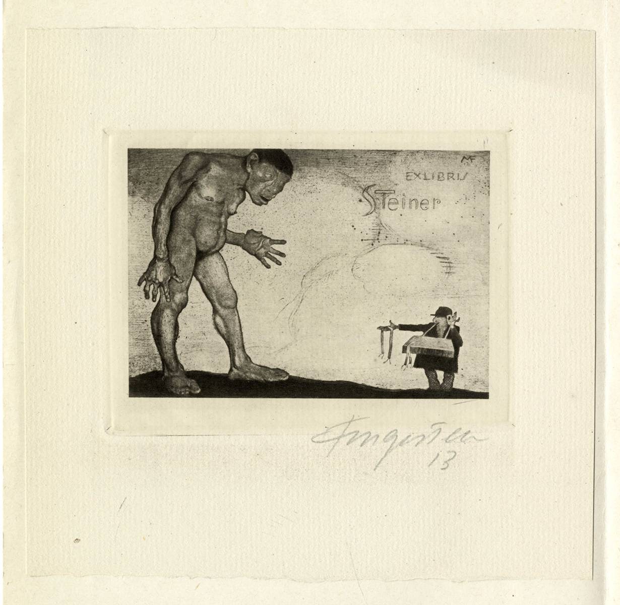Fingesten, Michel (1884-1943) - Ex Libris Steiner