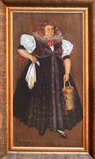 Otáhal Karel (1901-1972) - "Žena v hanáckém kroji"