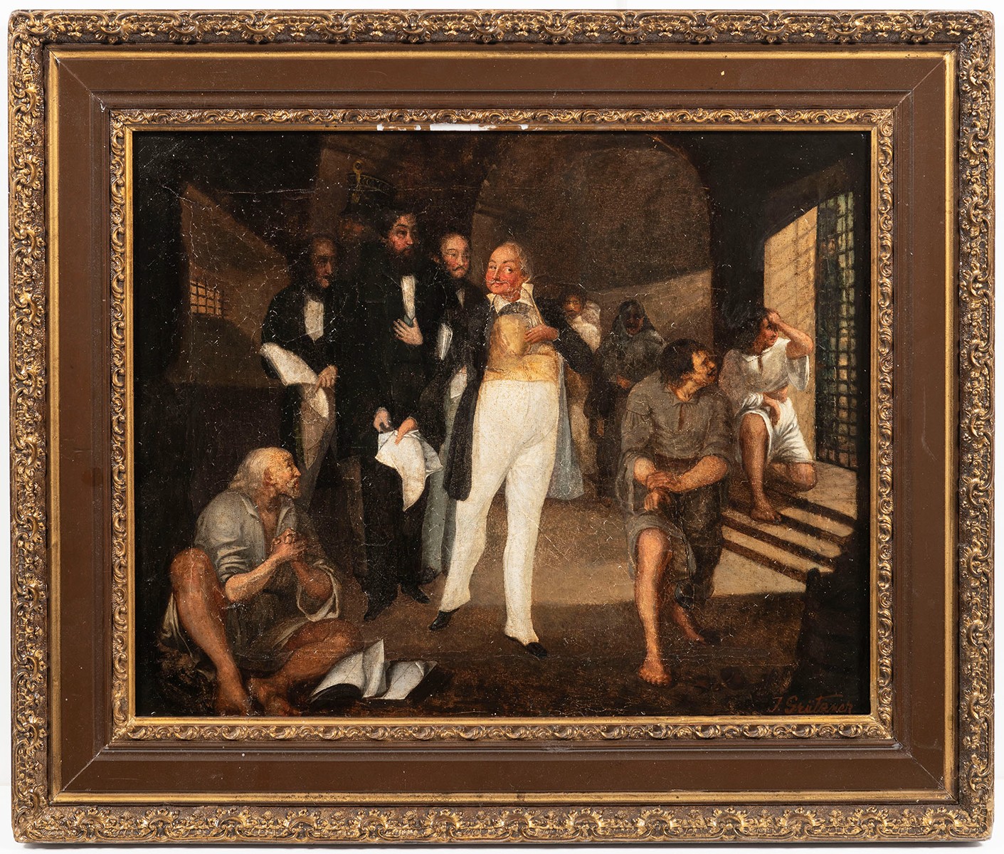 Eduard von Grützner (1846–1925)- Attributed - A Company of Gentlemen ...