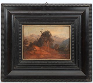 Carl Rottmann (1797 – 1850) - attributed to
- ROCKY LANDSCAPE WITH TREES