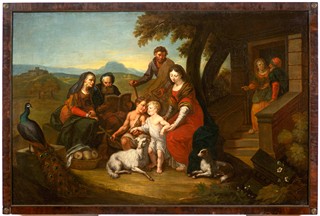 Johann Nepomuk della Croce (1736 -1819 )
- The Holy Family With St. John The Baptist In Landscape