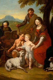 Johann Nepomuk della Croce (1736 -1819 )
- The Holy Family With St. John The Baptist In Landscape
