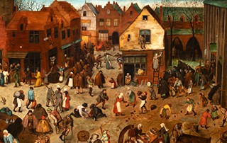 After Pieter Bruegel the Elder (c. 1525/30 - 1569) - The Fight Between Carnival and Lent