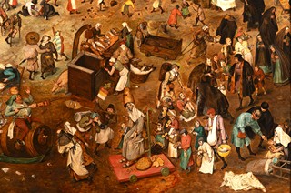 After Pieter Bruegel the Elder (c. 1525/30 - 1569) - The Fight Between Carnival and Lent