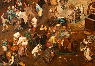 After Pieter Bruegel the Elder (c. 1525/30 - 1569) - The Fight Between Carnival and Lent
