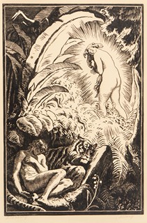 Max Švabinský (1873 - 1962) - Zjevení (Rajská sonáta)