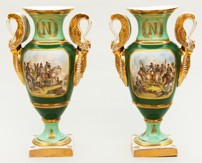 Napoleonské párové vázy