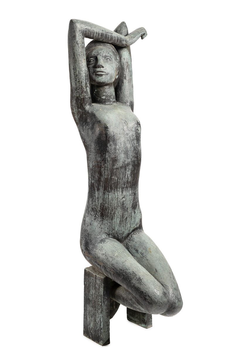 Jiří Kryštůfek (1932 - 2016) - Ráno (velká exteriérová bronzová plastika)