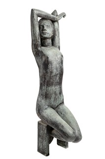 Jiří Kryštůfek (1932 - 2016) - Ráno (velká exteriérová bronzová plastika)