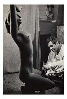 Jiří Kryštůfek (1932 - 2016) - Ráno (velká exteriérová bronzová plastika)