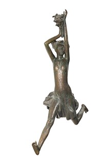 Jiří Kryštůfek (1932 - 2016) - Mládí - závěsná plastika (bronz)