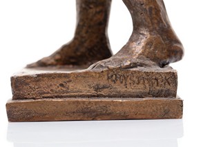 Jiří Kryštůfek (1932 - 2016) - Žena s bochníkem chleba (bronz)