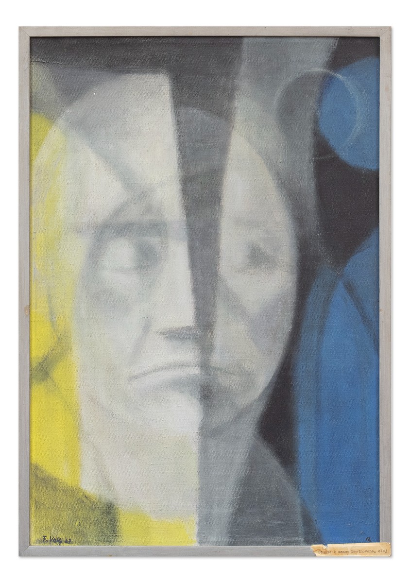 František Volf (1897 - 1983) - Maska Beethovena