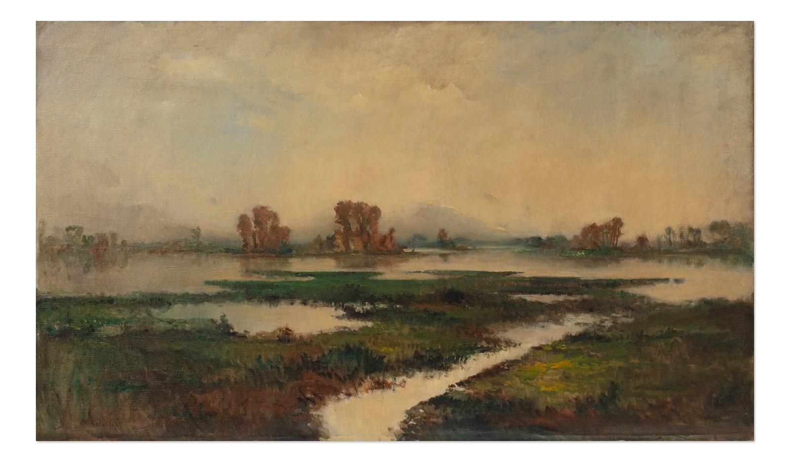 Arkadi Solovjev (1902 - 1948) - Rozvodněná krajina (velký formát)
