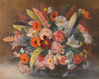 Jaromír Seidl (1893 - 1968) - Kytice ve váze