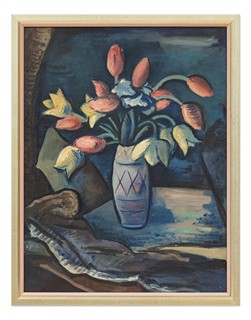 František Srp (1895 - 1943) - Tulipány ve váze