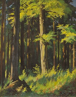 Stanislav Holeček (1900 - 1976) - Na kraji lesa