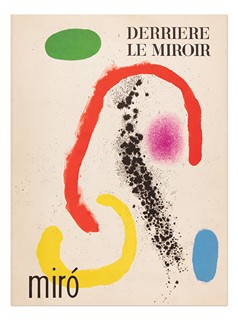 Joan Miró (1893 - 1983) - Derrière le Miroir, vydáno k výstavě 46 nových obrazů Miróa, duben 1961