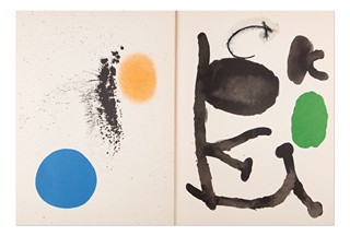 Joan Miró (1893 - 1983) - Derrière le Miroir, vydáno k výstavě 46 nových obrazů Miróa, duben 1961