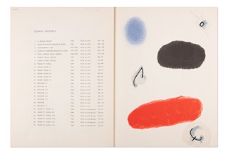 Joan Miró (1893 - 1983) - Derrière le Miroir, vydáno k výstavě 46 nových obrazů Miróa, duben 1961