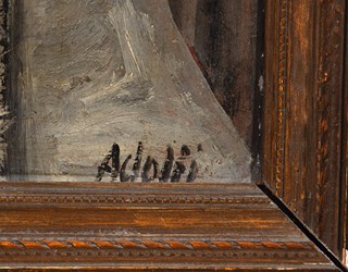 Adolf Kohn (1868 - 1953) - Židovské město se synagogou a radnicí