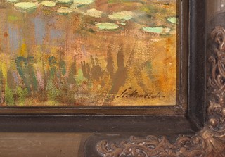 Stanislav Hudeček (1872 - 1947) - Krajina s rybníčkem