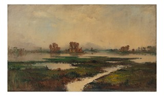 Arkadi Solovjev (1902 - 1948) - Rozvodněná krajina (velký formát)