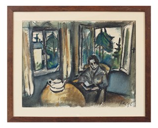 Bedřich Feigl (1885 - 1965) - Čtenářka